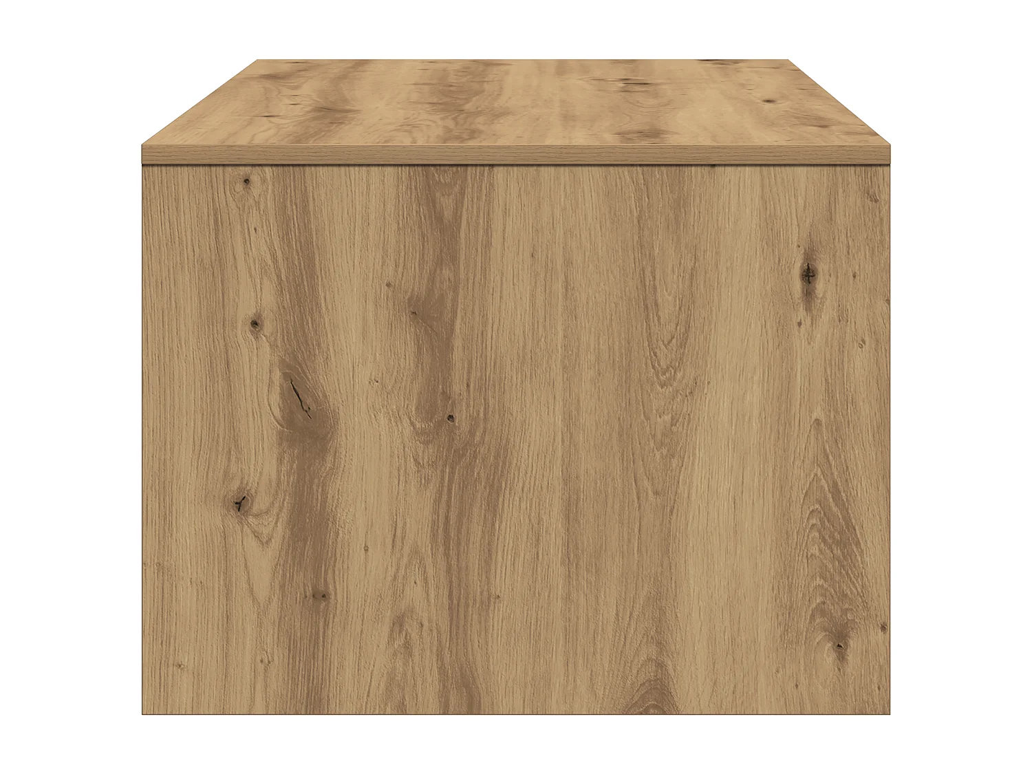 Salontafel - Handgemaakt eikenhout - 102x55x43,5 cm - Gemaakt van bewerkt hout