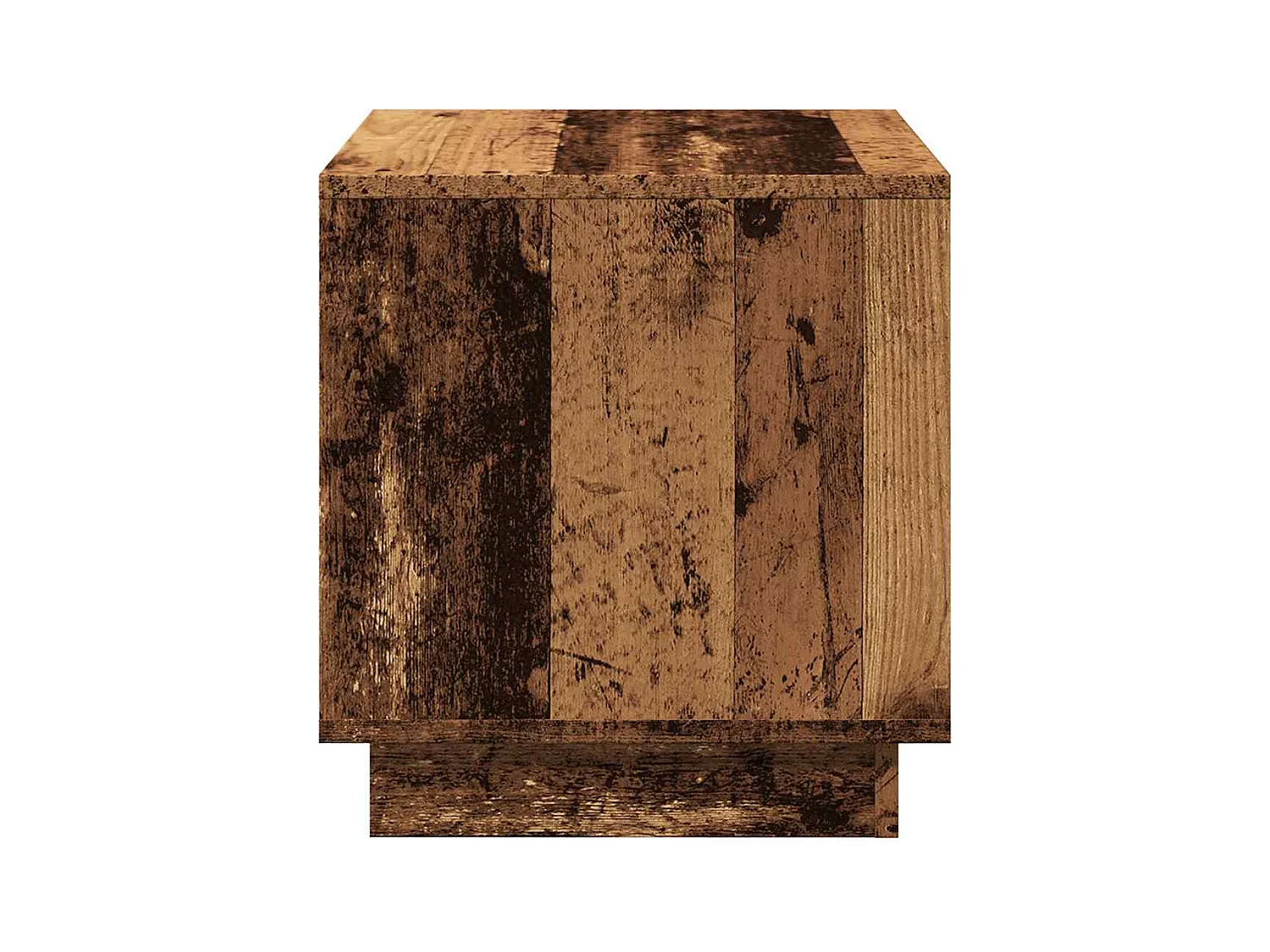 Table basse vieux bois 40x40x43 cm bois d'ingénierie
