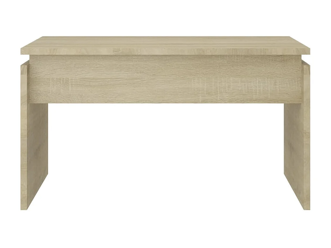 Table basse chêne sonoma 68x50x38 cm bois d'ingénierie