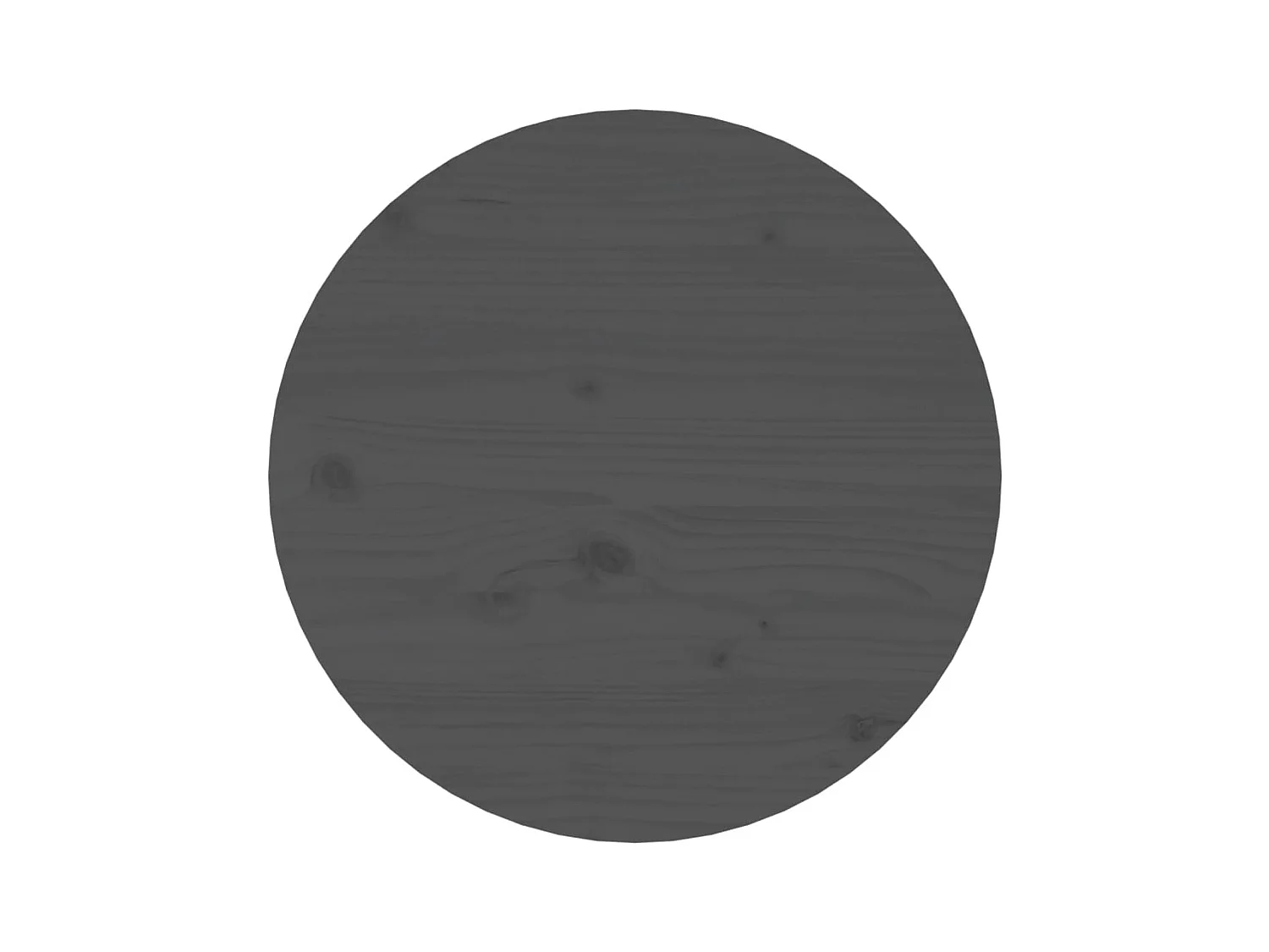 Salontafel Grijs Ø 45x40 cm Massief grenenhout