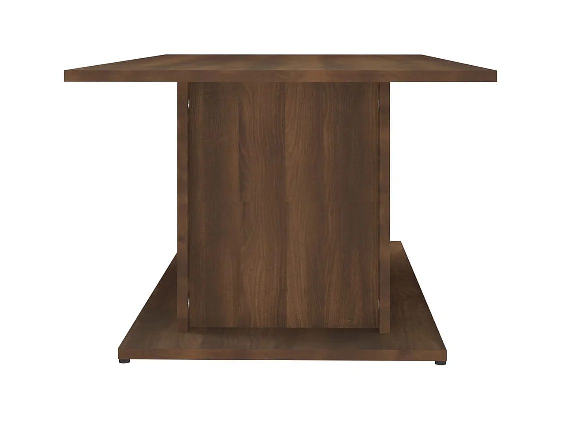 Table basse chêne marron 102x55,5x40 cm bois d'ingénierie
