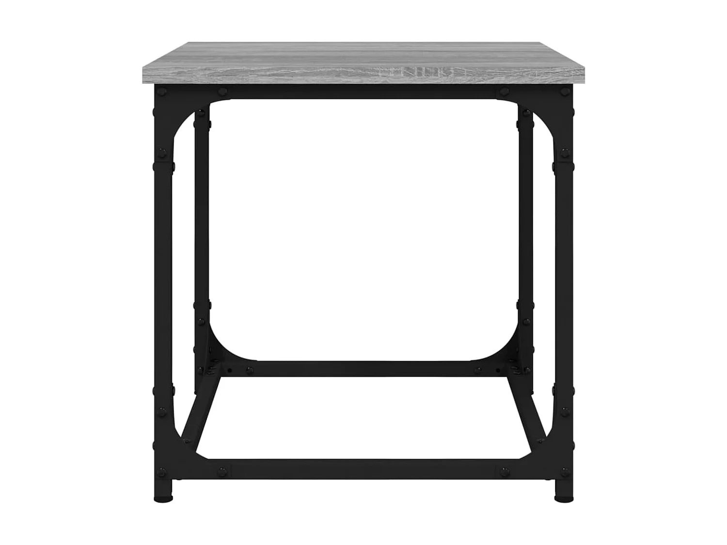 Table d'appoint Sonoma gris 40x40x40 cm Bois d'ingénierie