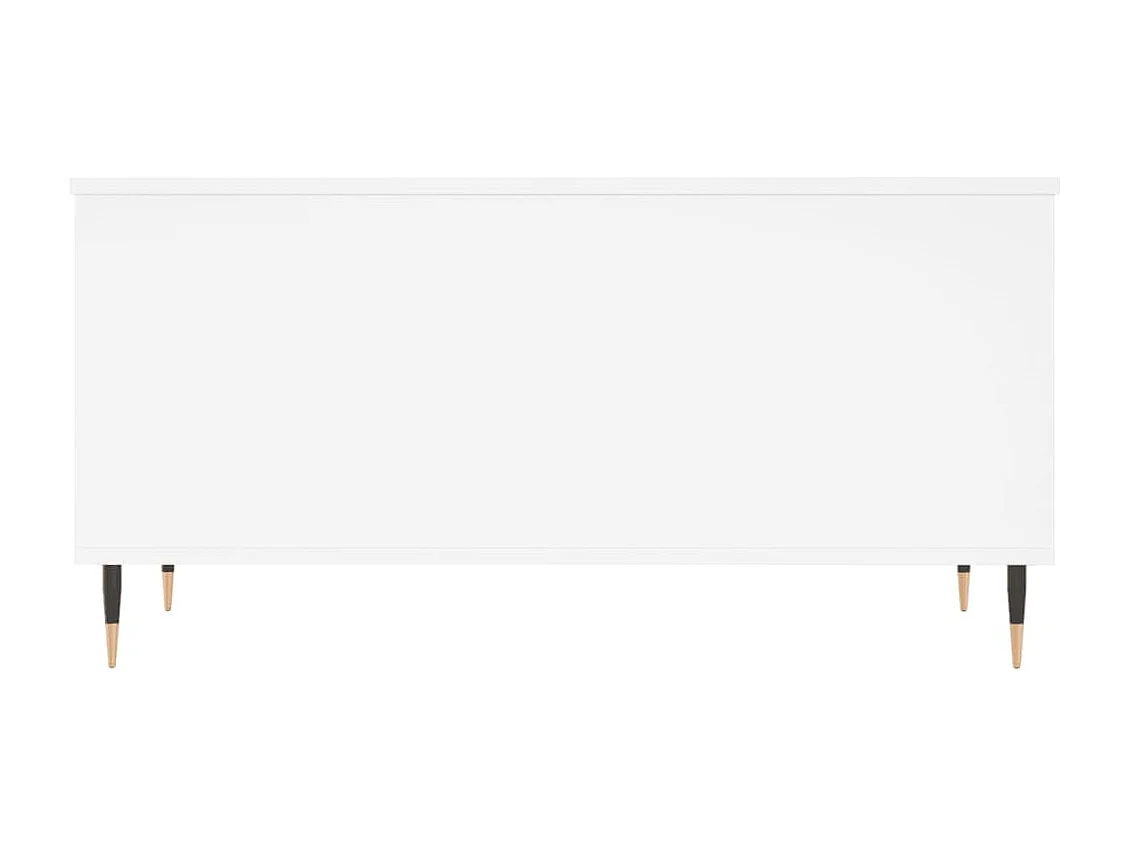 Table basse Blanc 90x44,5x45 cm Bois d'ingénierie