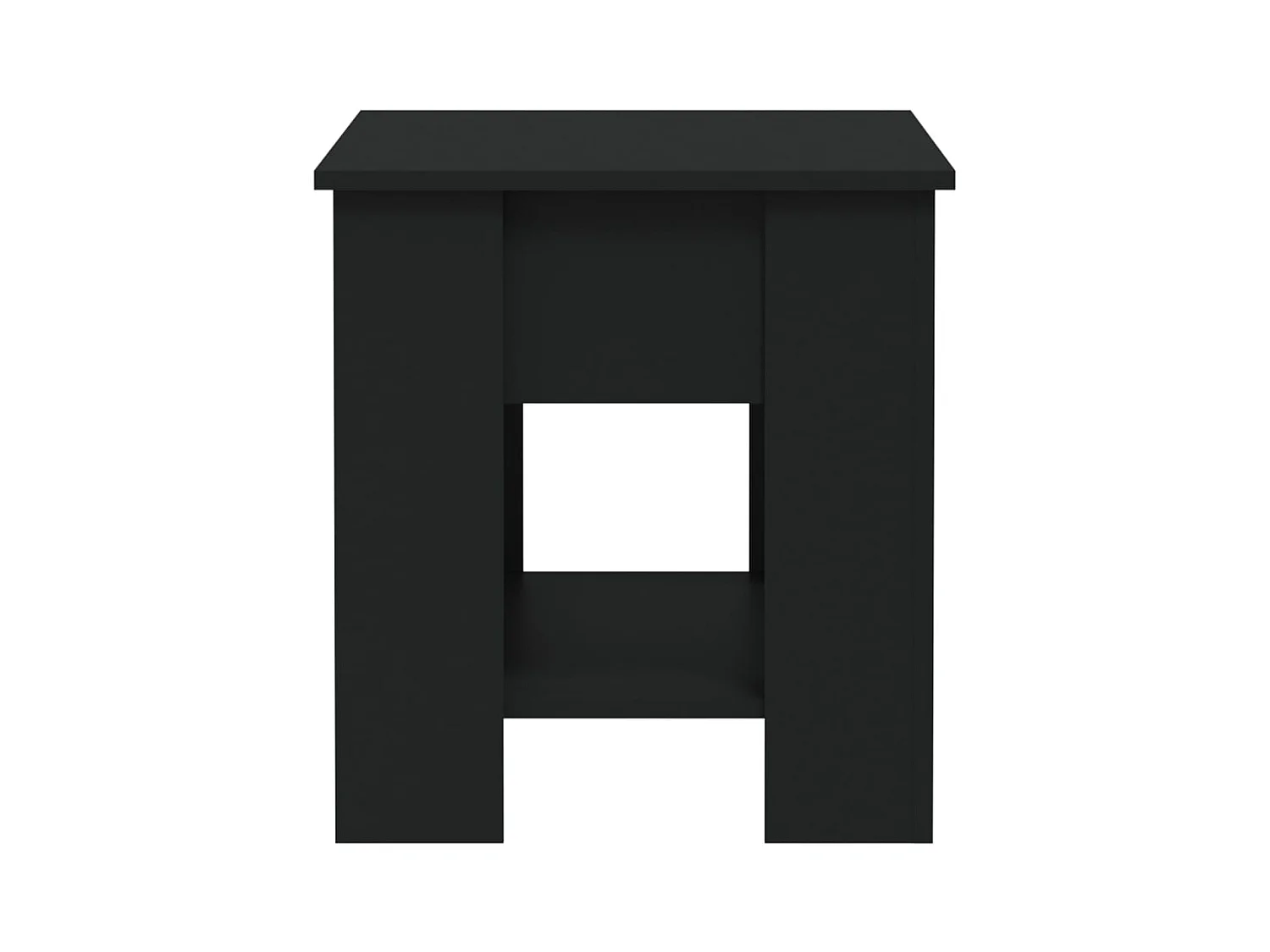 Table basse noir 101x49x52 cm bois d'ingénierie