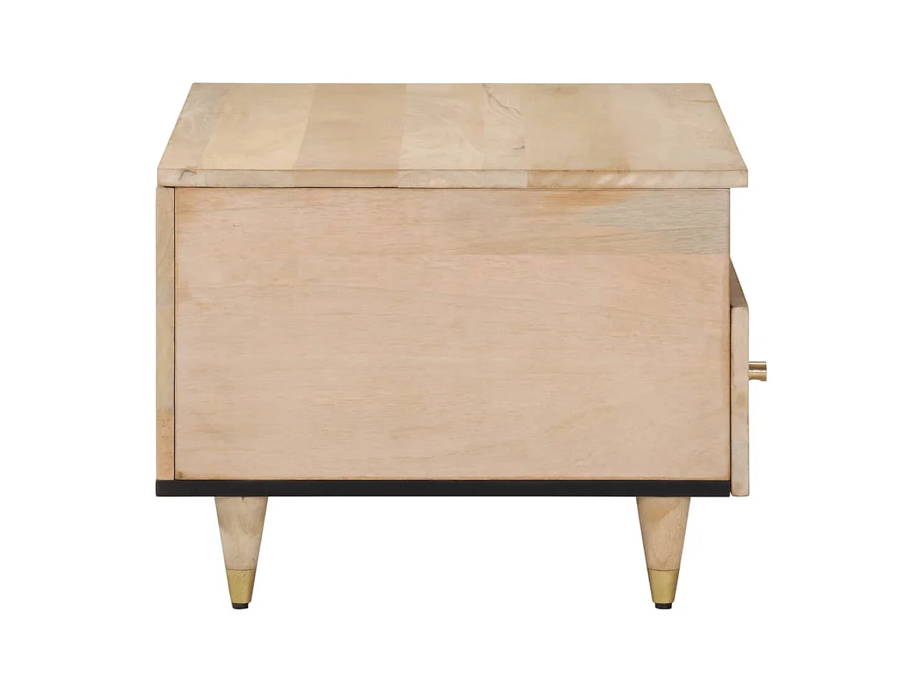 Table basse 80x54x40 cm bois de manguier massif