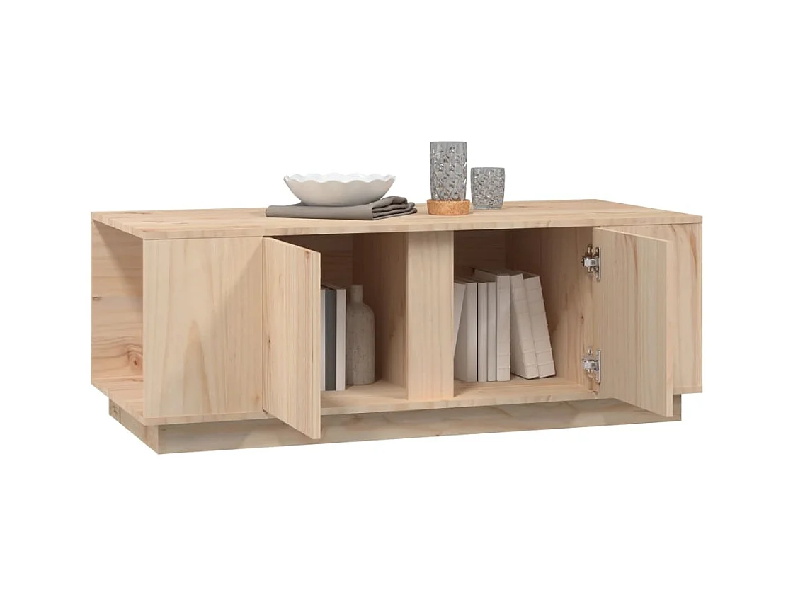 Table basse 110x50x40 cm Bois massif de pin