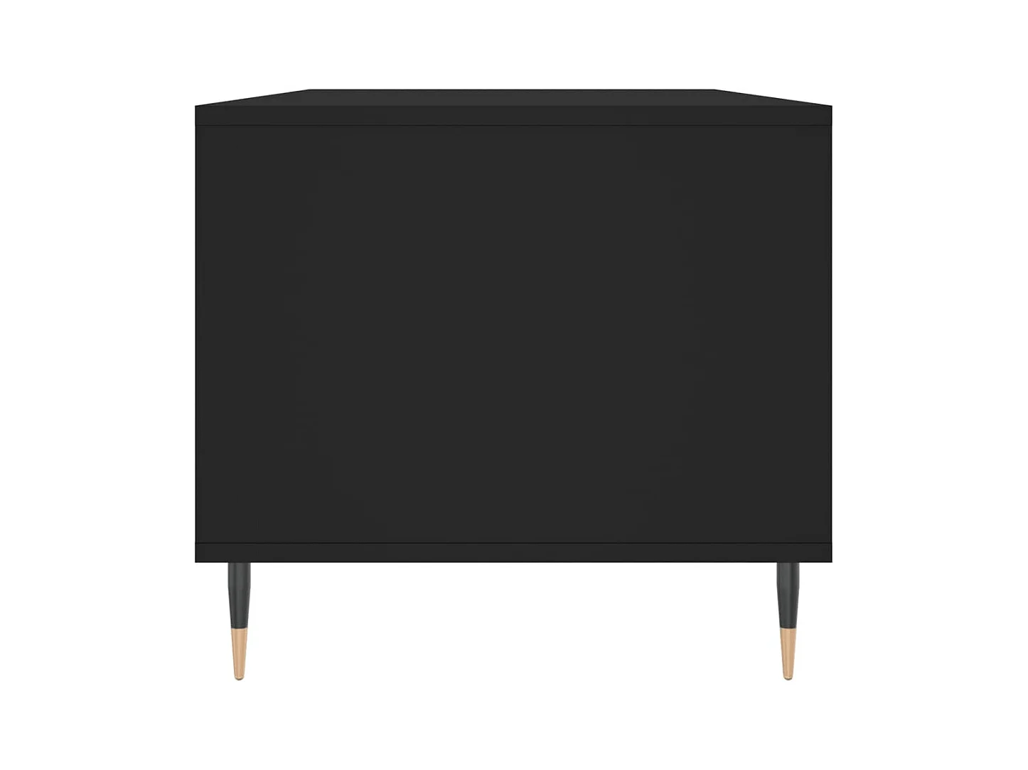 Table basse Noir 90x49x45 cm Bois d'ingénierie