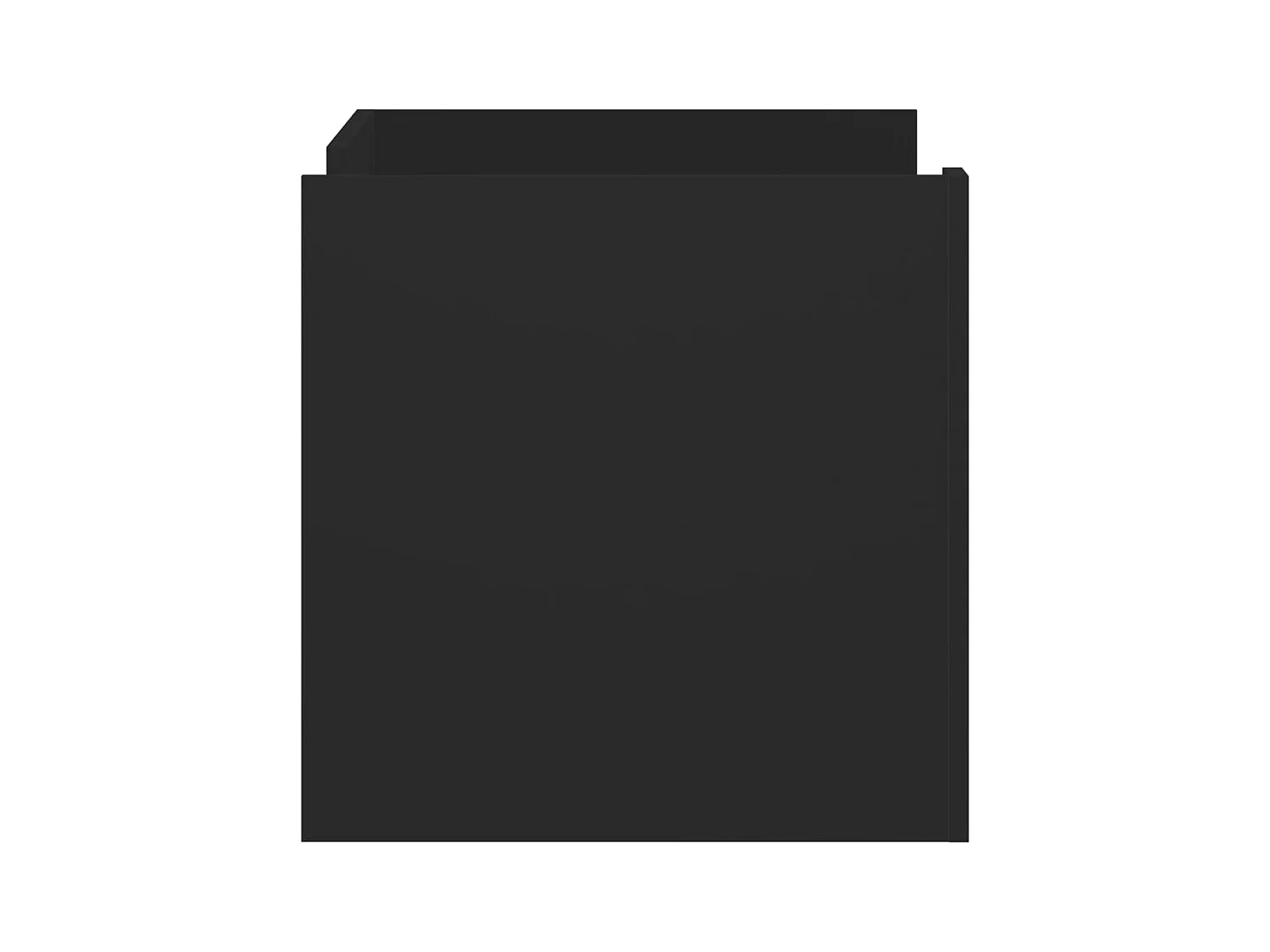 Table basse noir 80x50x50 cm bois d'ingénierie