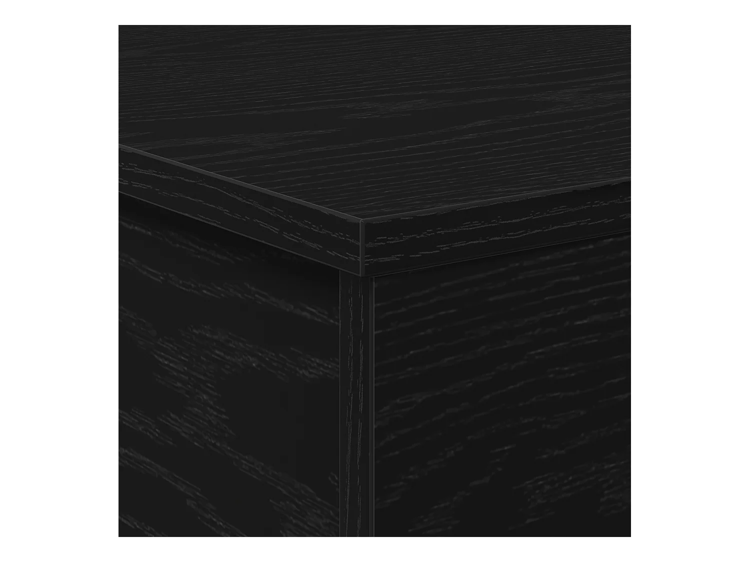 Table Basse Avec Plateau Relevable Noir Chêne 60x44,5x45 cm Bois d'ingénierie