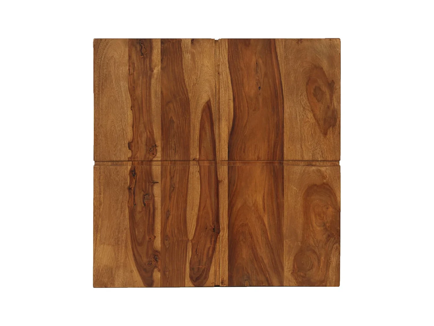 Table basse 80x80x30 cm bois d'acacia massif