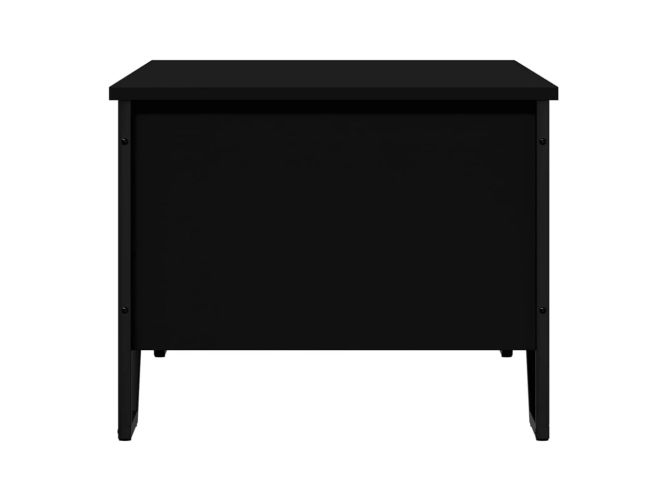 Table basse noir 100x51x40 cm bois d'ingénierie