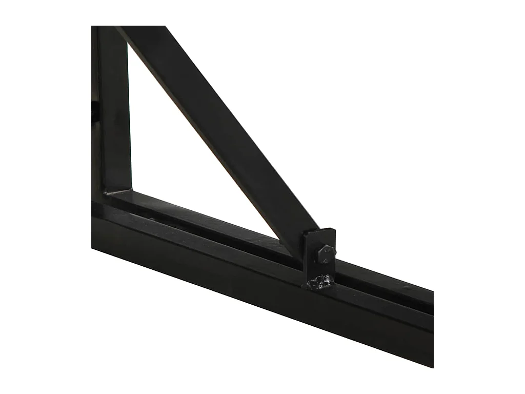 Table basse multicolore 50x50x35 cm bois de récupération massif