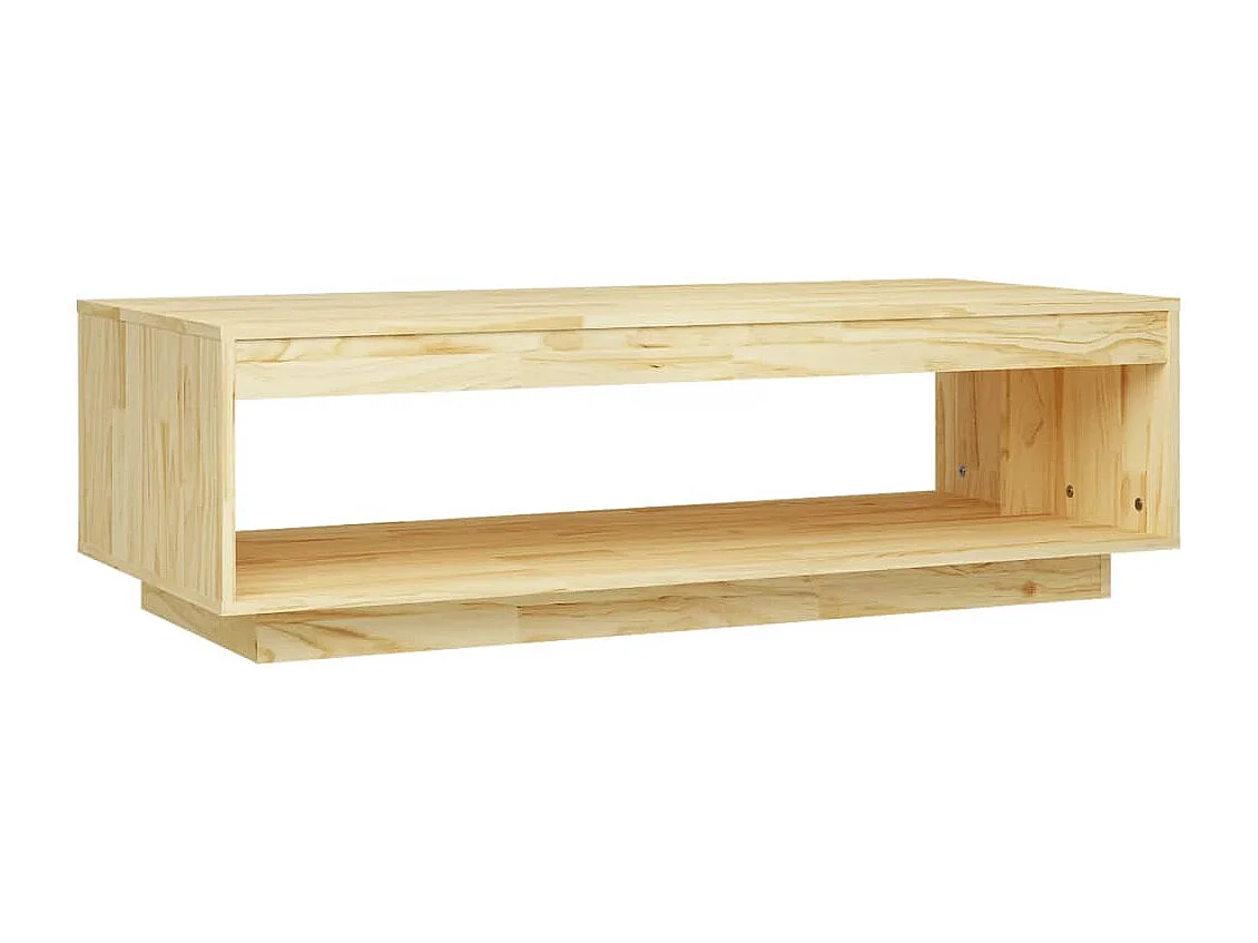 Table basse 110x50x33,5 cm bois de pin massif