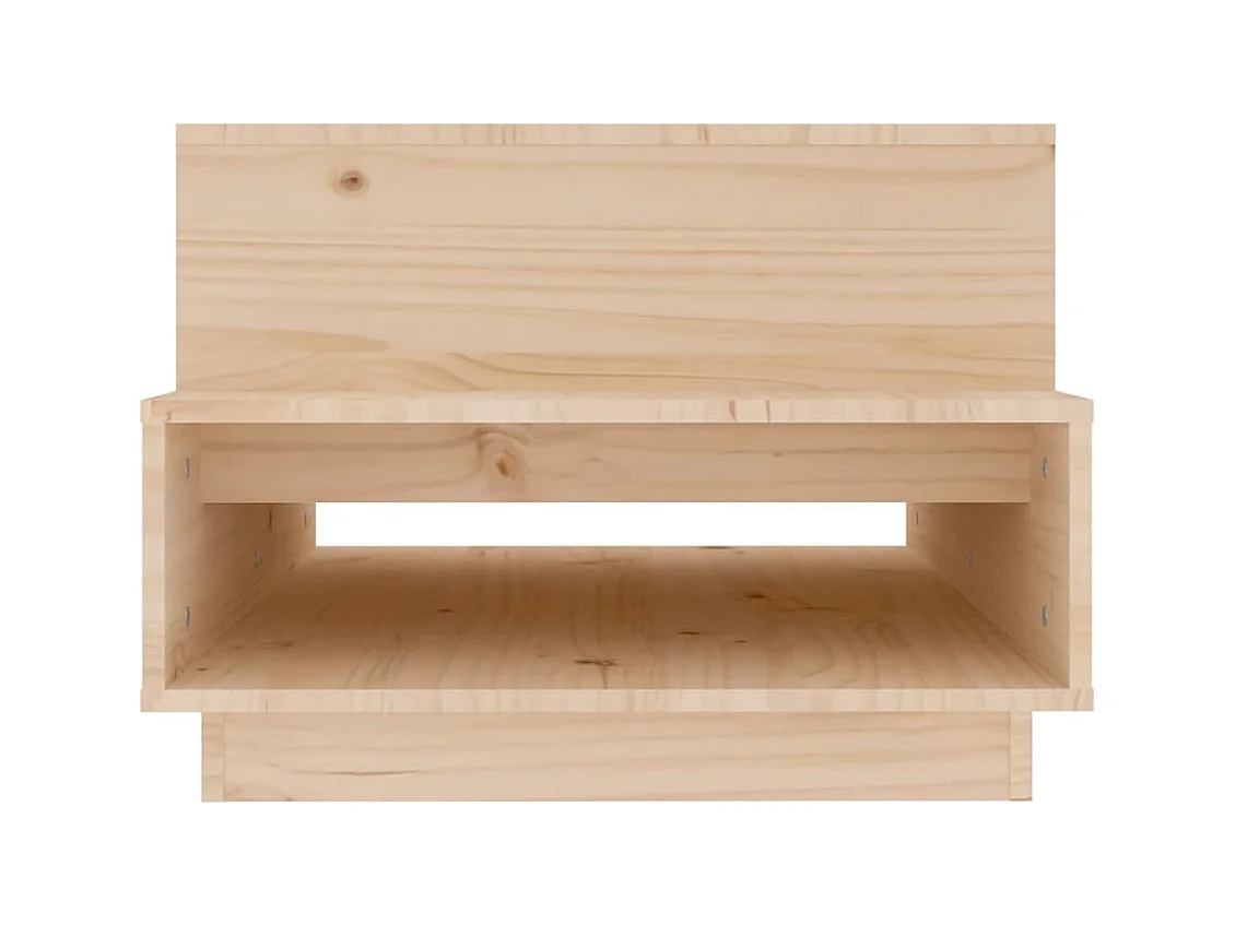 Table basse 80x55x40,5 cm Bois massif de pin