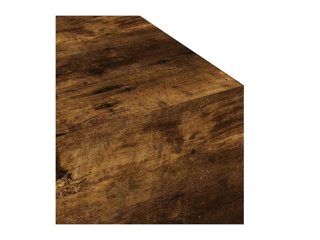 Mesa de centro de roble ahumado 100x49,5x31 cm madera de ingeniería