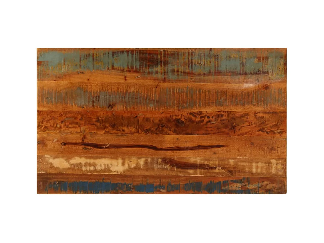 Table basse et étagère 100x60x35 cm Bois de récupération solide