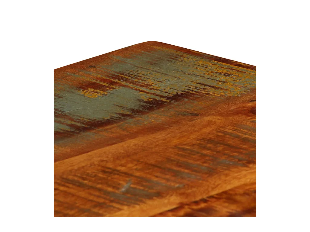 Table basse et étagère 100x60x35 cm Bois de récupération solide