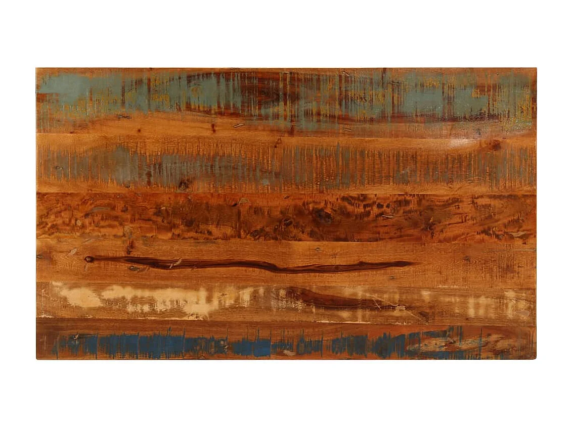 Table basse et étagère 100x60x35 cm Bois de récupération solide