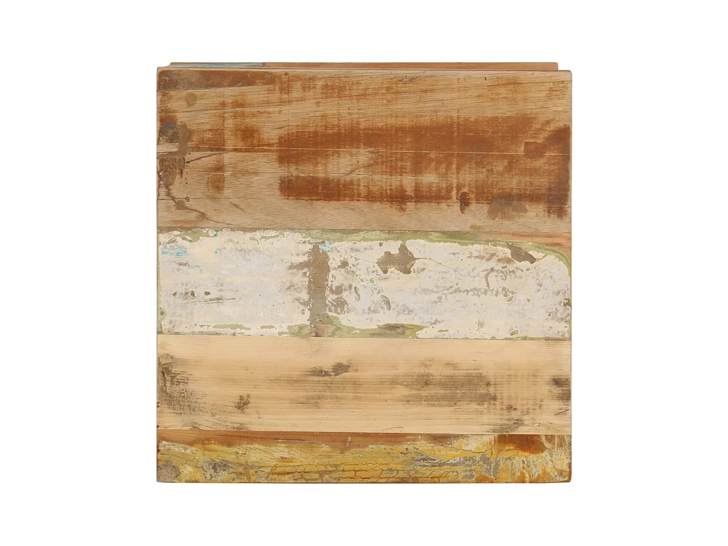 Table basse 45x45x40 cm Bois de récupération massif