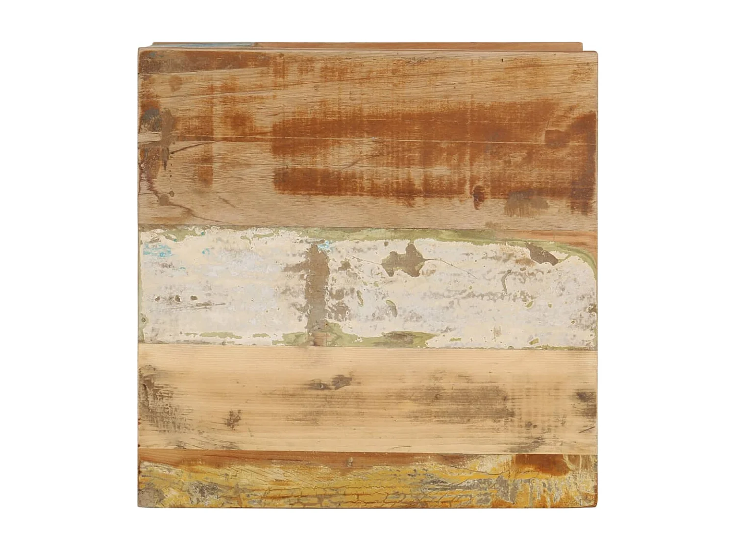 Table basse 45x45x40 cm Bois de récupération massif