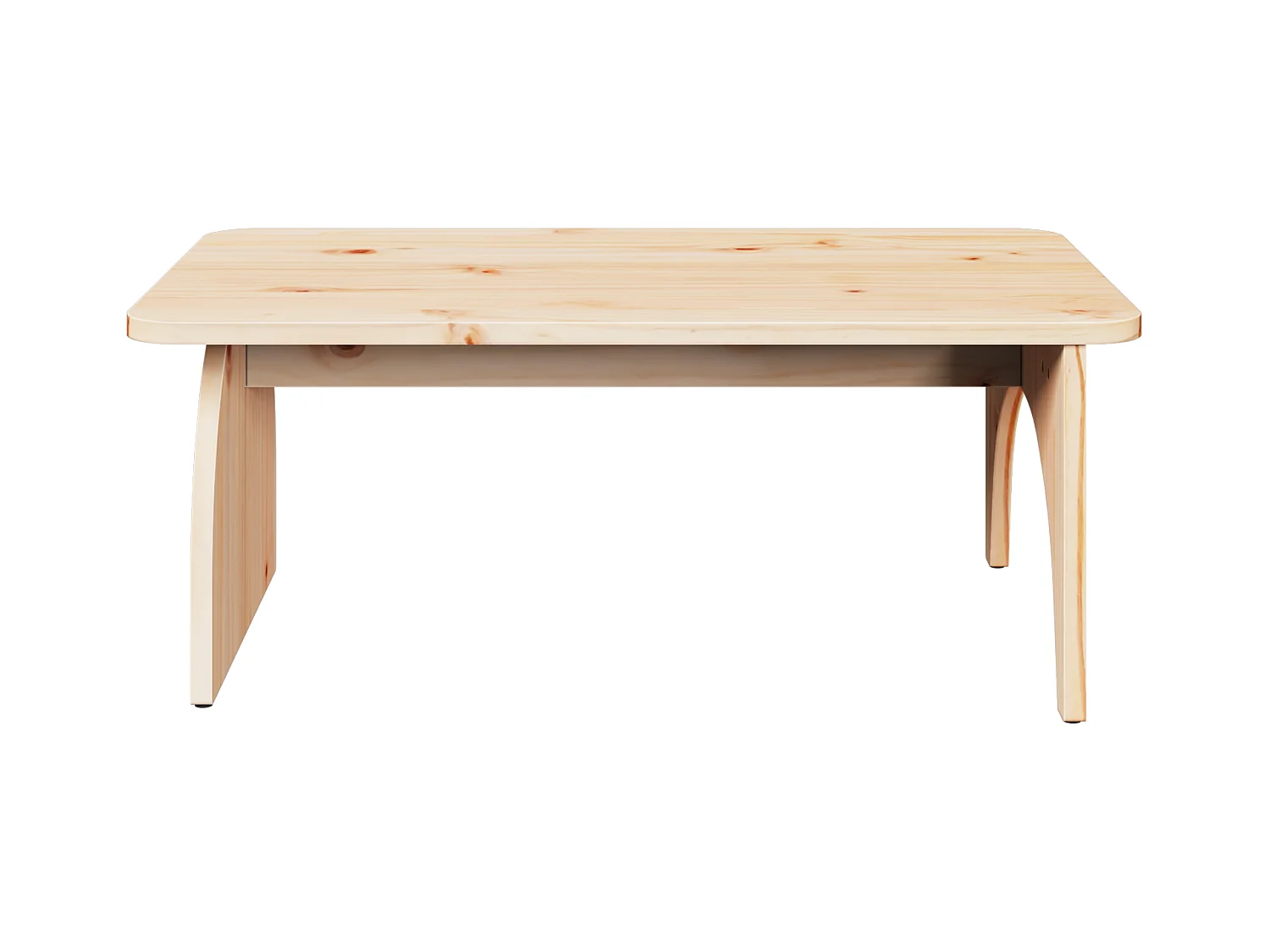 Table basse Naturel 80 x 50 x 31 cm Bois de pin massif