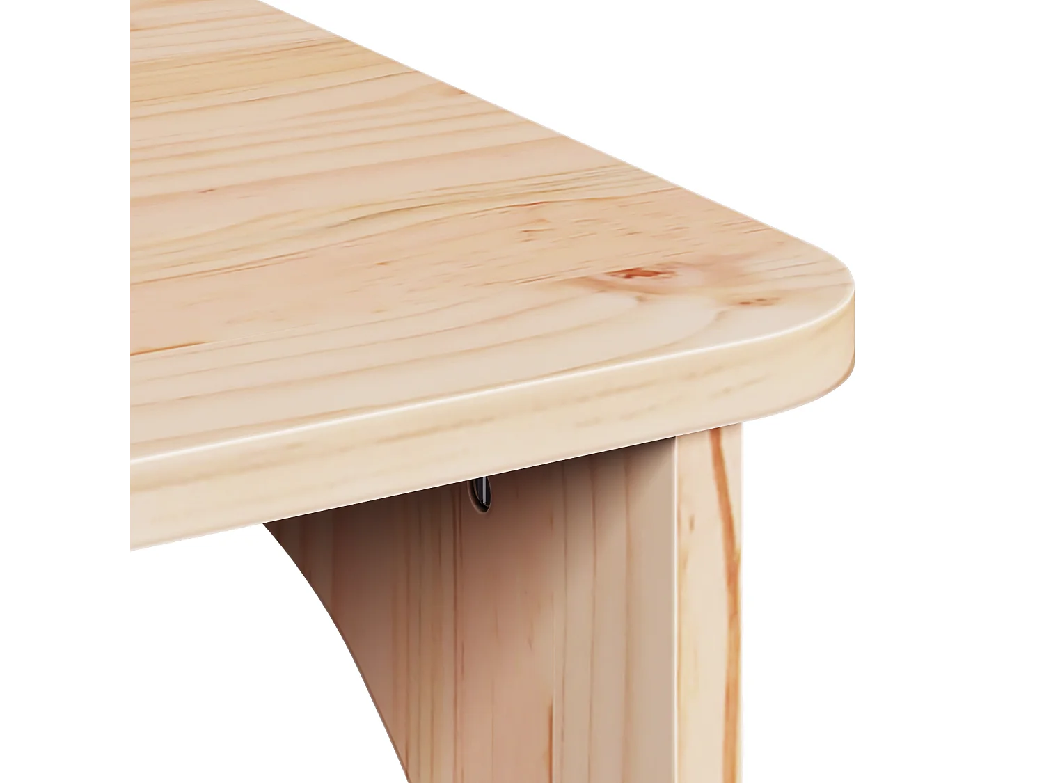 Table basse Naturel 80 x 50 x 31 cm Bois de pin massif