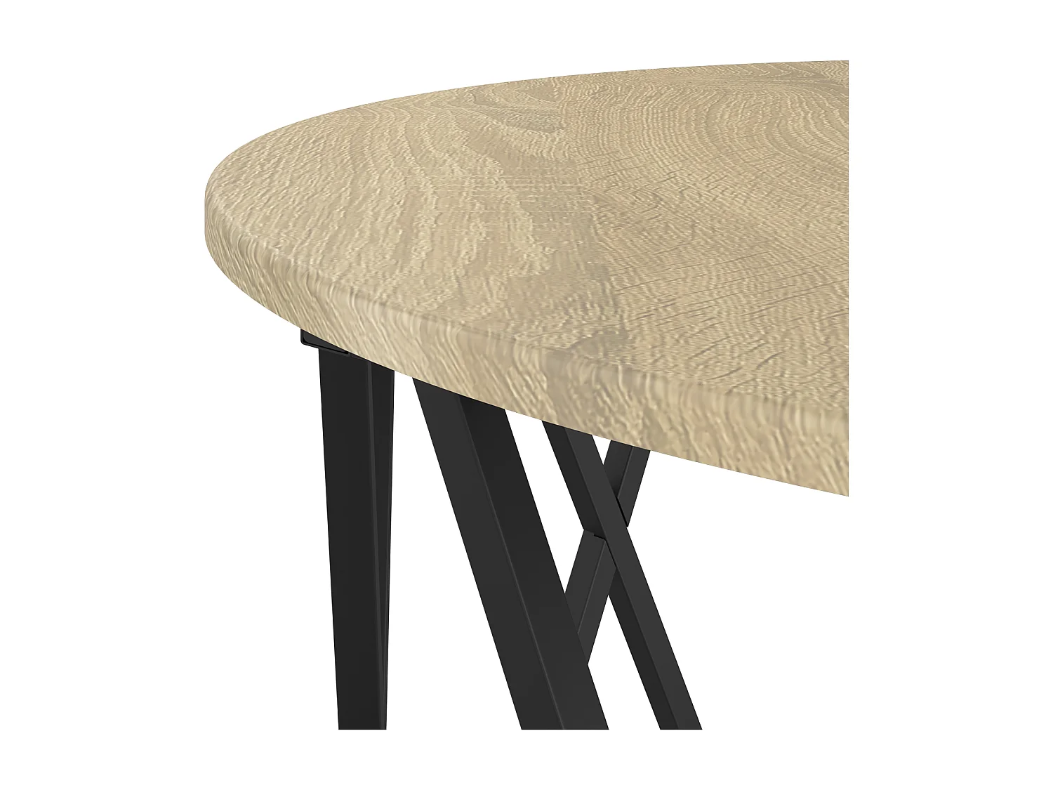 Mesa de centro de roble Sonoma 80x80x42 cm en aglomerado