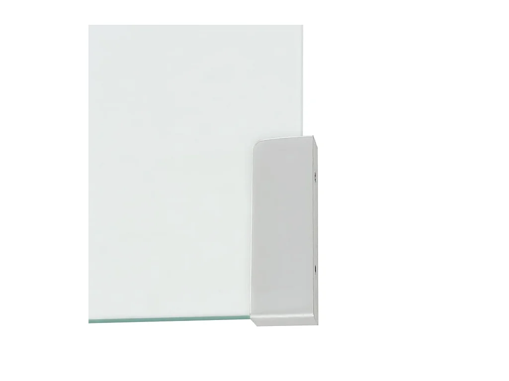 Table basse 49,5 x 50 x 45 cm Verre trempé Transparent