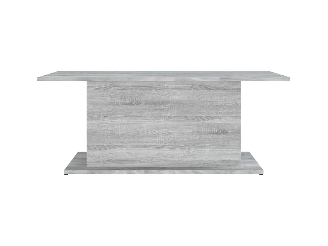 Table basse Sonoma gris 102x55,5x40 cm Bois d'ingénierie