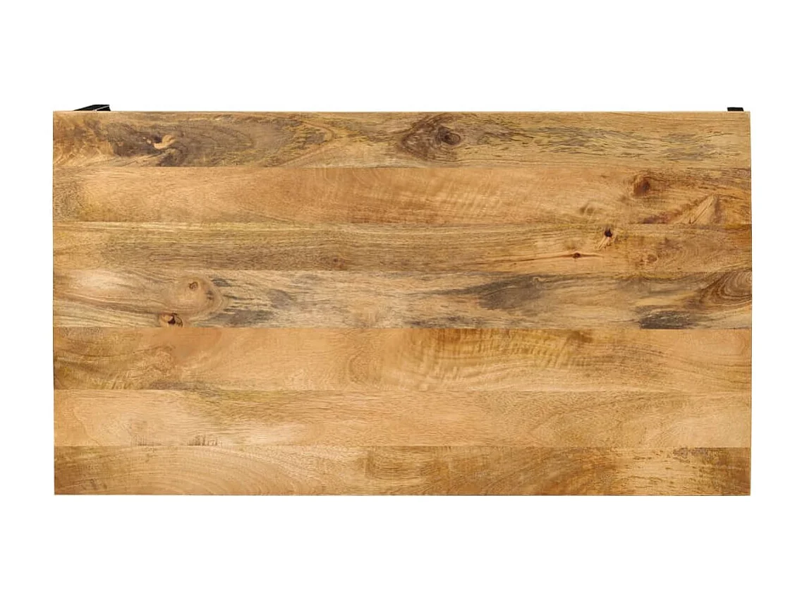Couchtisch 100x55x35 cm massives Mangoholz