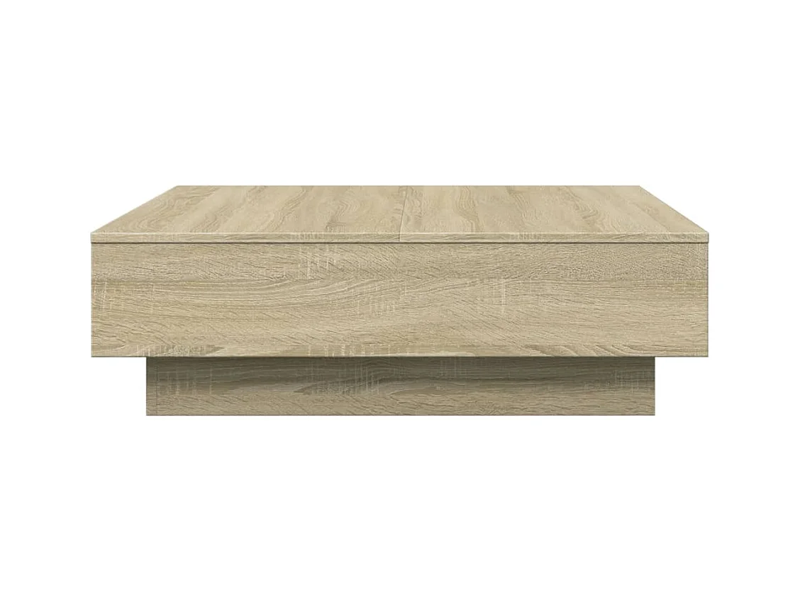 Tavolino da caffè in rovere Sonoma 90x90x28 cm in truciolare