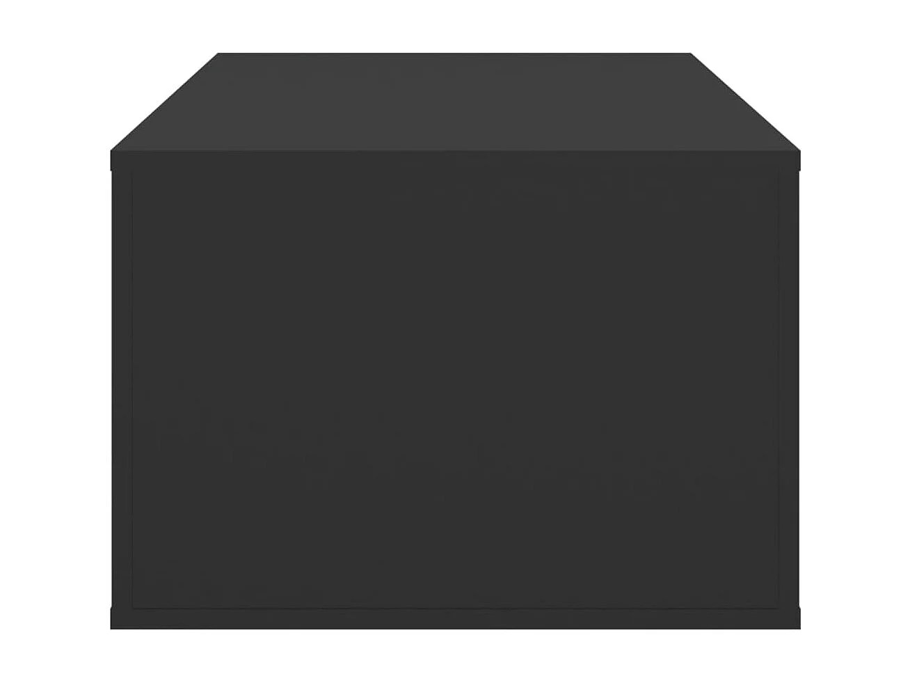 Table basse Noir 100x50,5x35 cm Bois d'ingénierie