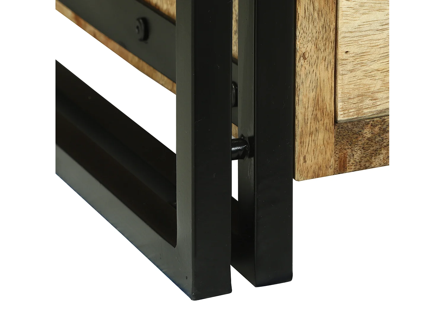 Table basse 90x50x38 cm en bois de manguier massif