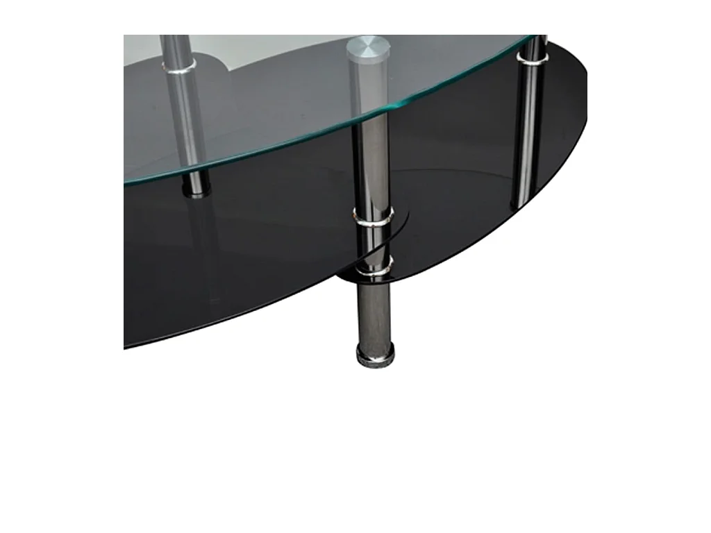 Table basse avec design exclusif Noir