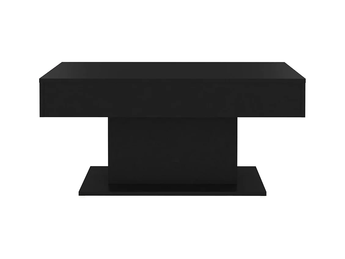 Table basse noir 96x50x45 cm bois d'ingénierie