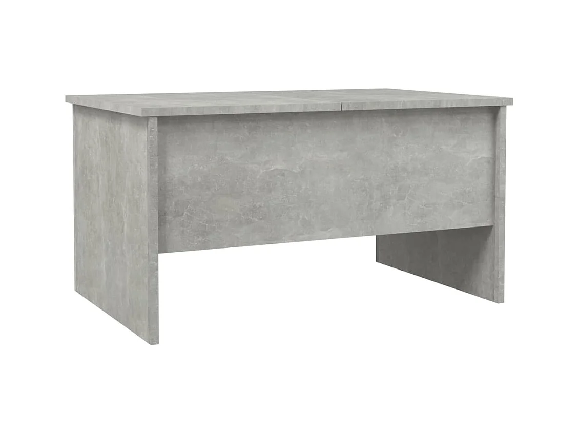 Betongrauer Couchtisch 80x50x42,5 cm Holzwerkstoff