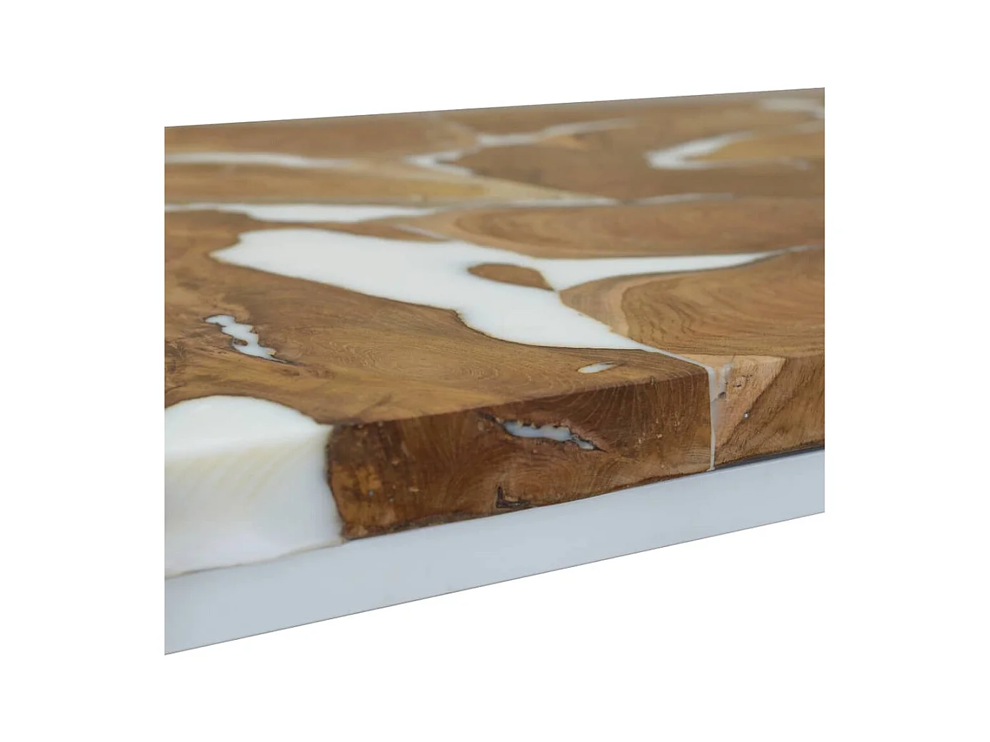 Table basse Teck Résine 110x60x40 cm