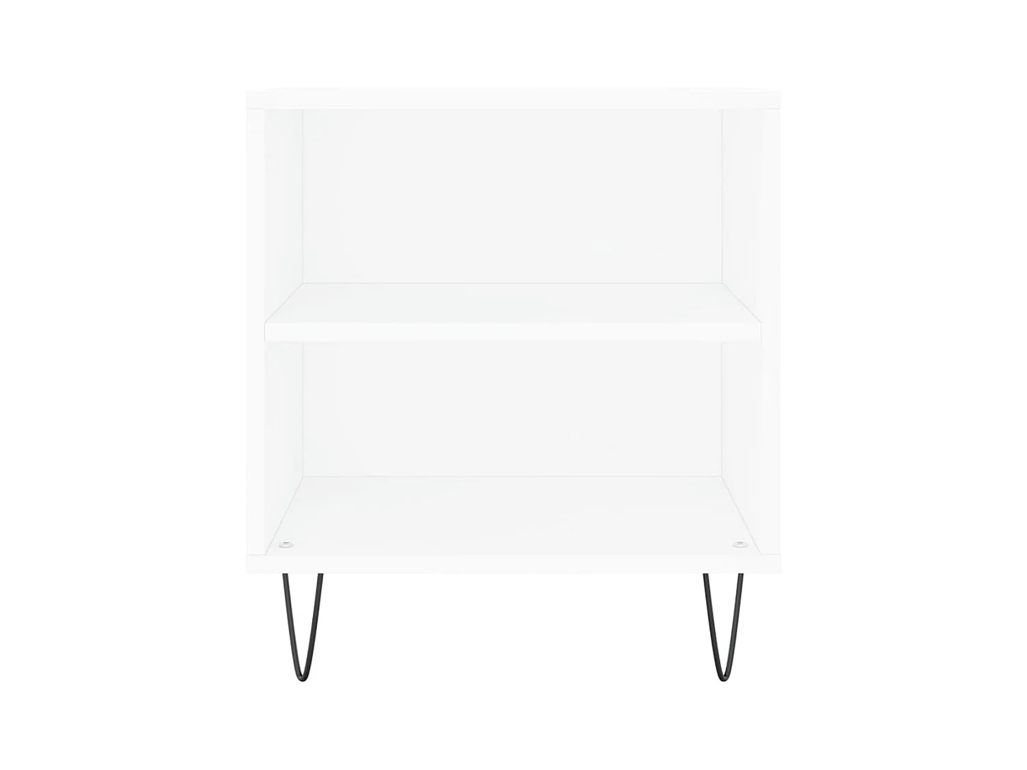 Table basse blanc 102x44,5x50 cm bois d'ingénierie