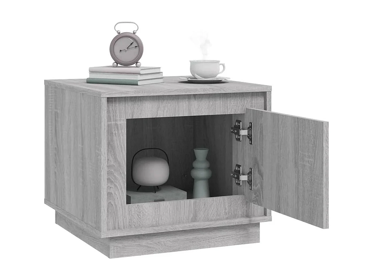 Table basse sonoma gris 51x50x44 cm bois d'ingénierie