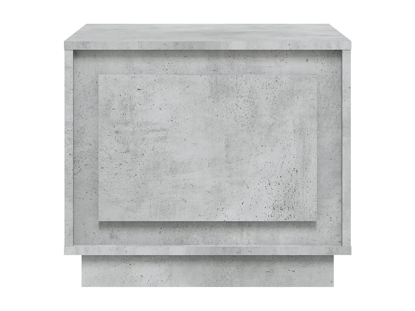 Table basse gris béton 51x50x44 cm bois d'ingénierie