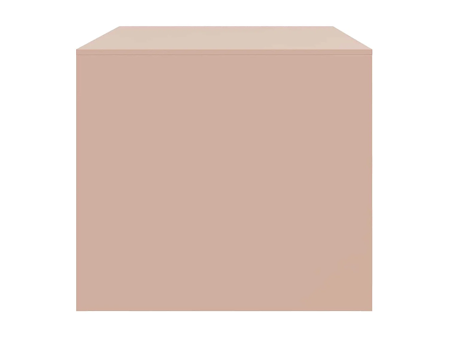 Tavolino rosa 67x50x44 cm in acciaio