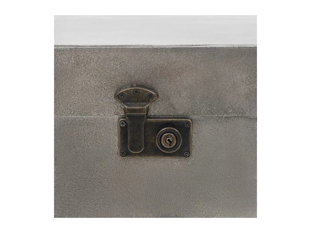 Tavolino basso in MDF e alluminio 102x51x47,5 cm