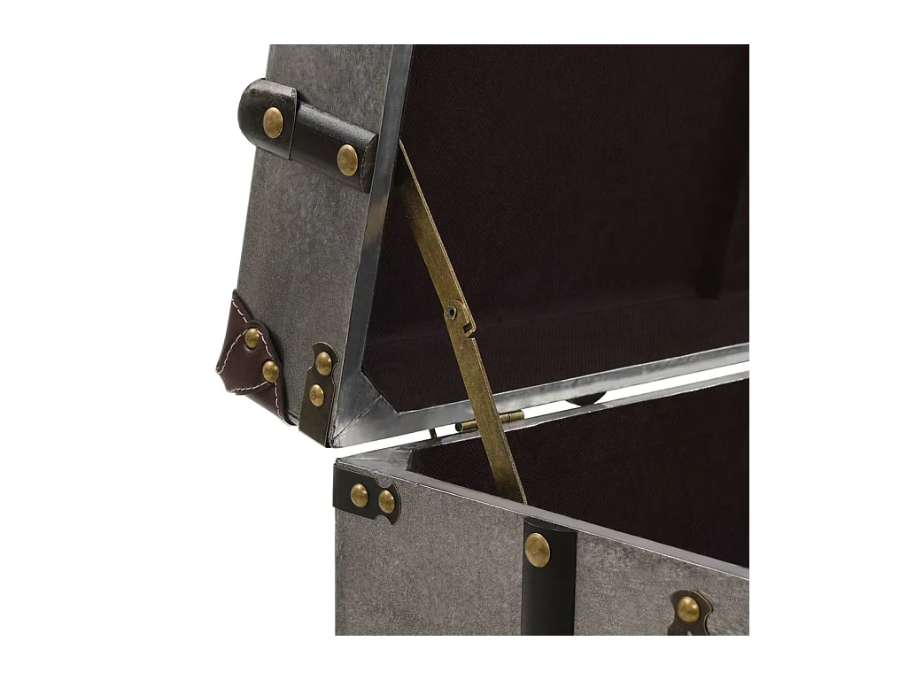 Tavolino basso in MDF e alluminio 102x51x47,5 cm