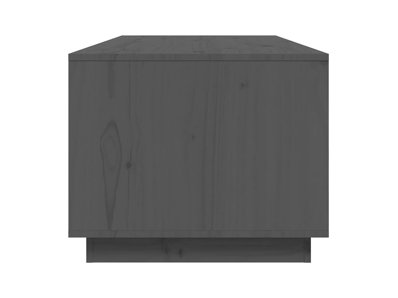 Tavolino da caffè Grigio 100x50x41 cm Legno massello di pino