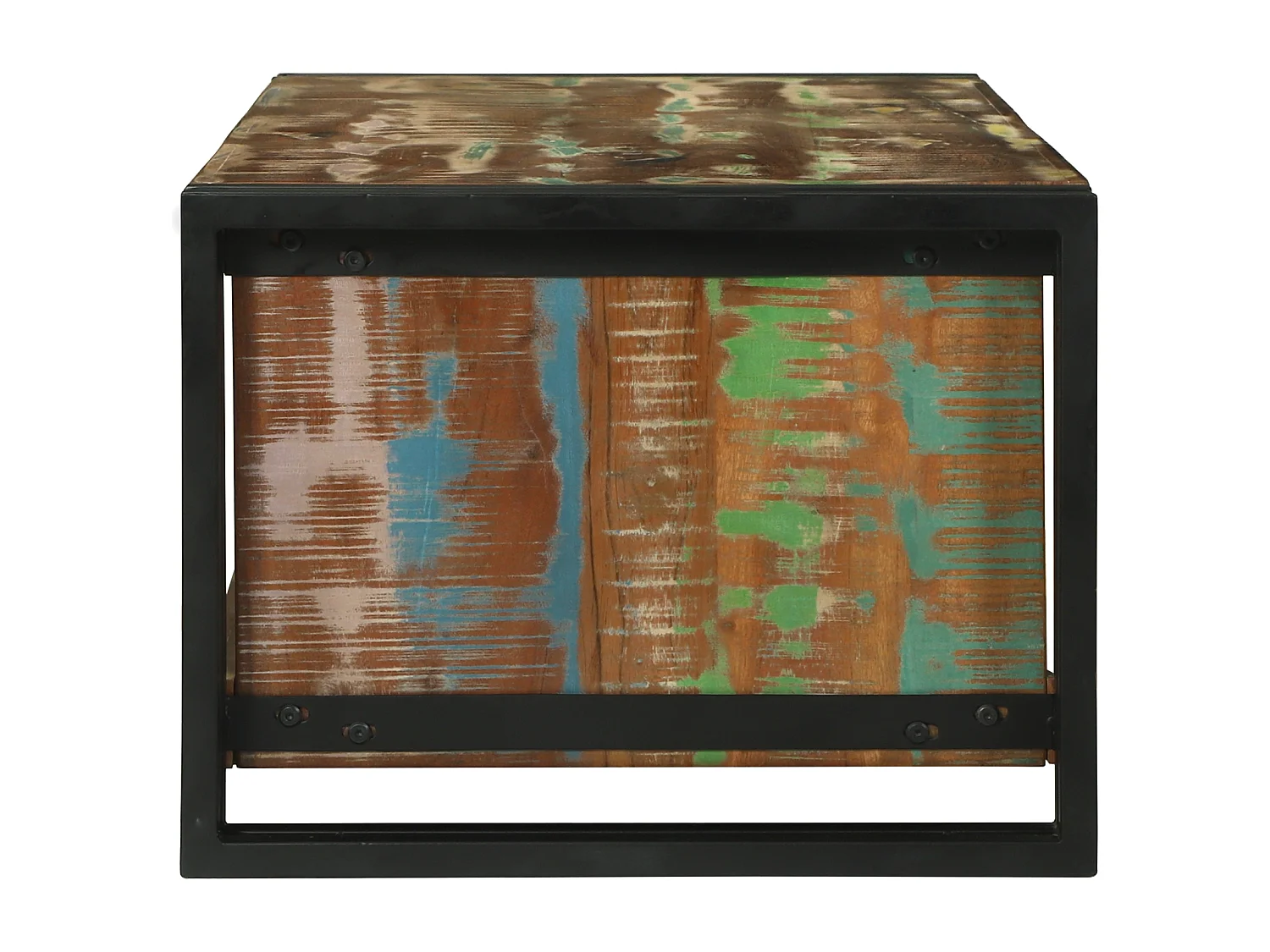 Table Basse 90x50x38 cm Bois Recyclé Solide