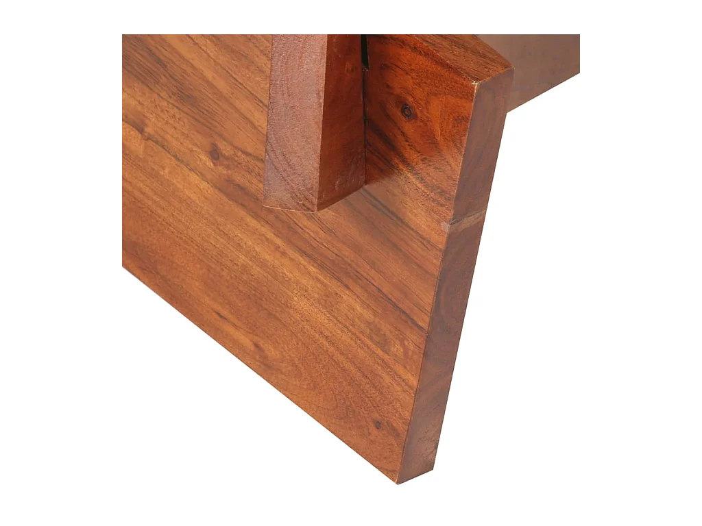 Table basse 60 cm Bois solide d'acacia