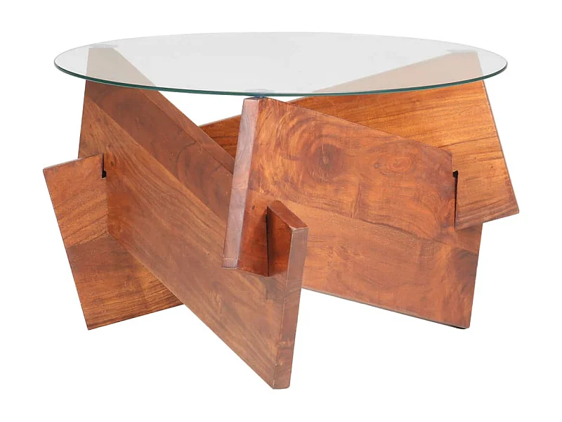 Salontafel 60 cm Massief acaciahout