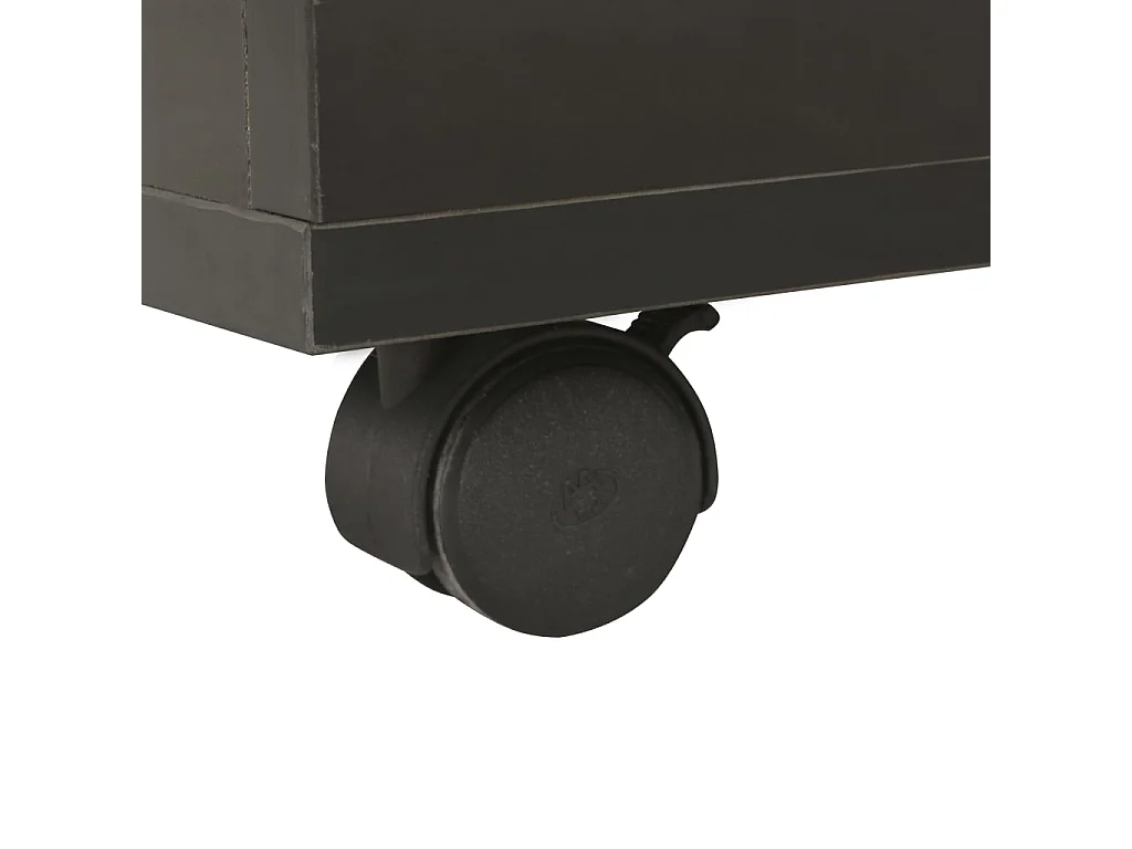 Salontafel Glanzend zwart 60x60x35 cm Technisch hout