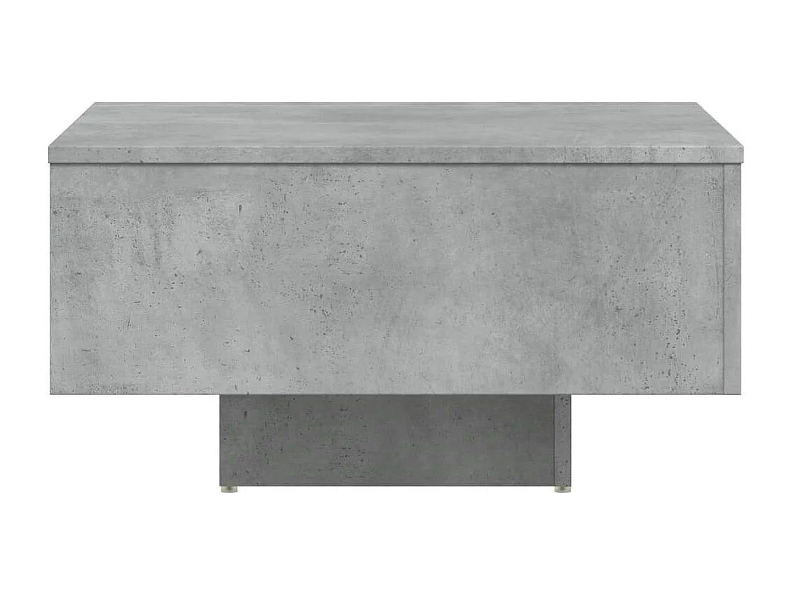 Tavolino da caffè grigio cemento 60x60x31,5 cm in legno ingegnerizzato