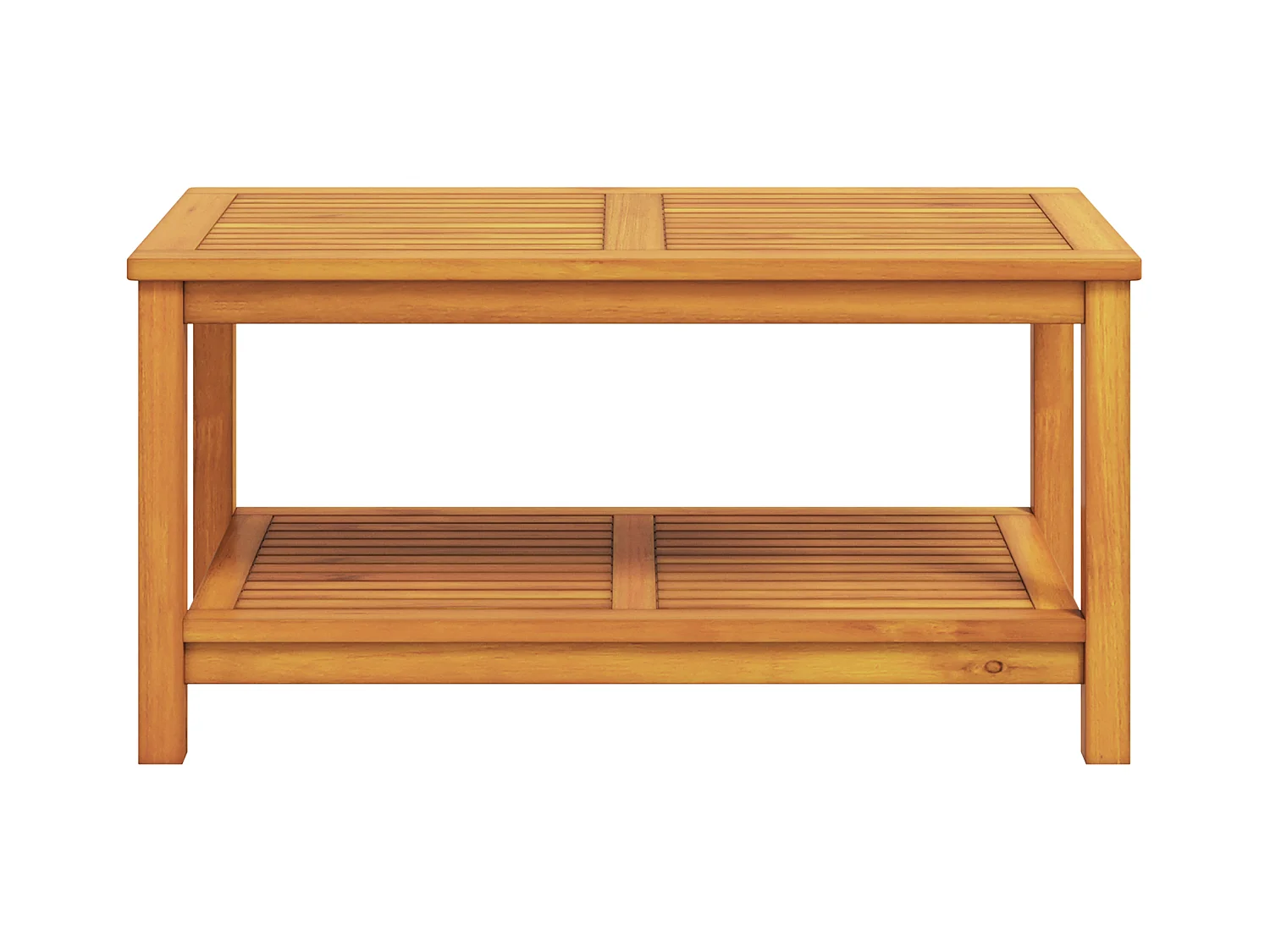 Table basse 90x50x45 cm en bois d'acacia massif